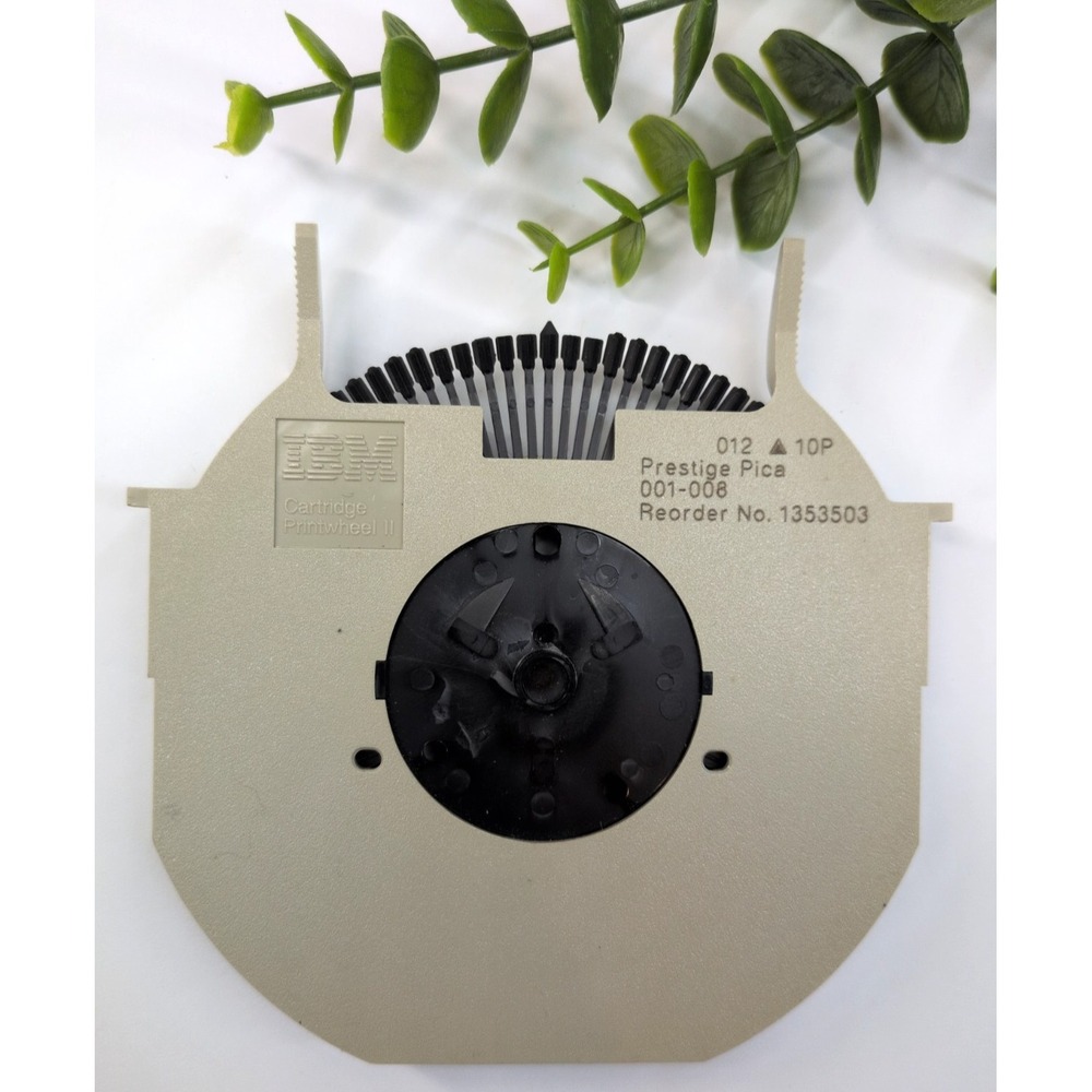 PRESTIGE PICA 10P🚨Vtg IBM Printwheel II Cartridge Typewriter Font 1353503 USA